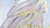 The dress fluttering in the wind