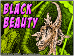 Digital drawing: Black Beauty