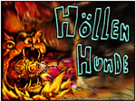 Digital drawing: Hell dogs