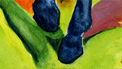 Watercolor Painting - the hooves