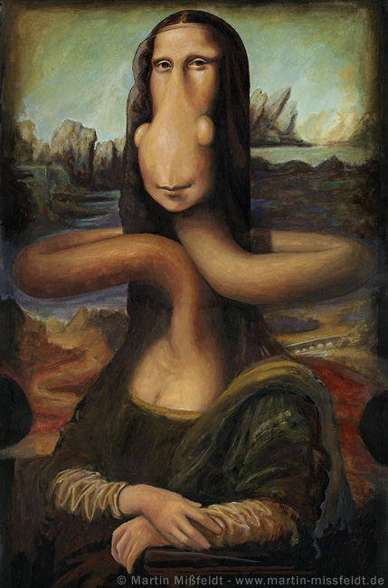 Mona Lisa after Leonardo da Vinci Martin Missfeldt 1999
