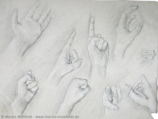 Pictures Of Hands. Study of hands