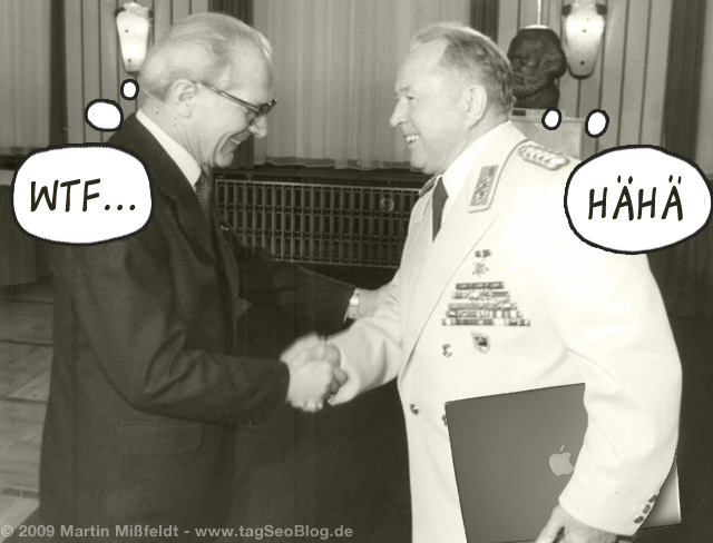 Erich Honecker with Mielke (with MacBook Pro)