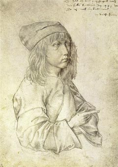 Albrecht Dürer Self-Portrait with 13