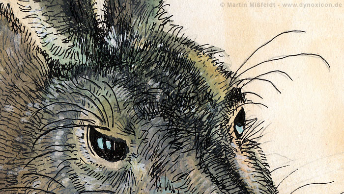 Young Hare after Albrecht Dürer (Detail 1)