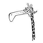 : Giraffe is sad