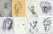 Pencil drawing portraits
