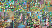 Romantic oilpaintings in nature
