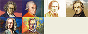 Speedpainting art, famous composer