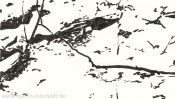 Whispering snow (winter landscape ink drawing) (Detail 3)
