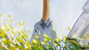 Walk with parasol – after Claude Monet (Detail 2)