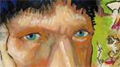Selfportrait without ear - Vincent van Gogh (Detail 1)