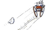 In the wheelchair