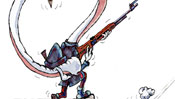 A hunter with his gun
