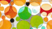 Watercolor painting: Color Vision Test A-Z (Detail 1)
