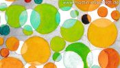 Watercolor painting: Color Vision Test A-Z (Detail 4)