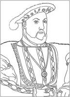 : Coloring Model King Henry 8th