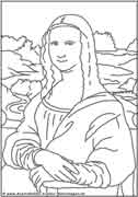 : Coloring Model of Mona Lisa