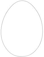 : Coloring template: Easter Egg