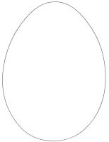: Coloring template: Easter Egg
