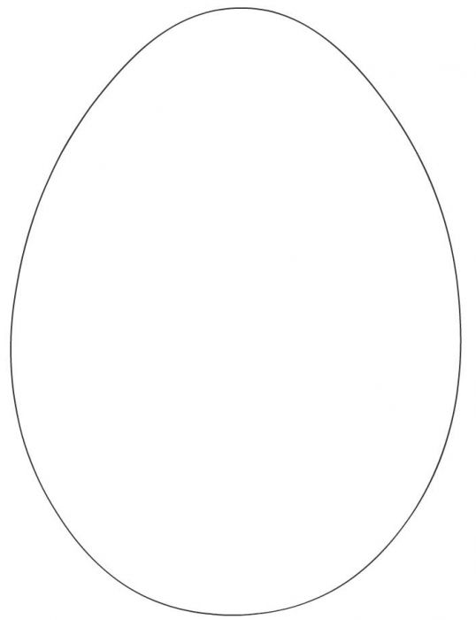 Coloring template: Easter Egg