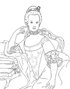 : Marie Antoinette (coloring model)