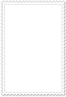 : Portrait Format Stamp Template