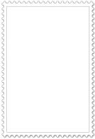 : Portrait Format Stamp Template