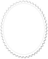 : Stamp Oval Coloring Template