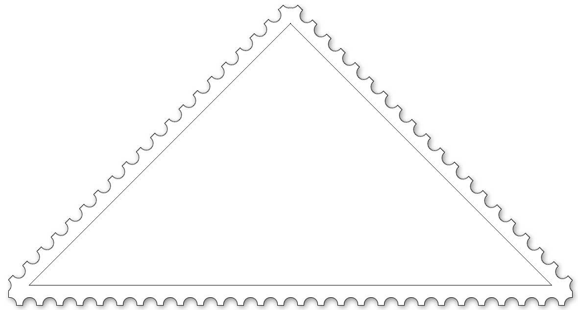 Stamp Triangle Coloring Template