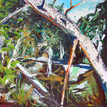 : Action painting in the nature