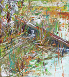 : Oilpainting of a wet ground