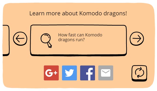 How fast can Komodo dragons run?