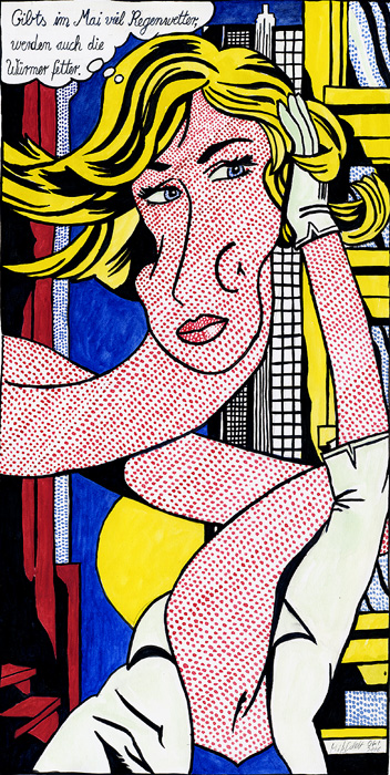 Blonde after Roy Lichtenstein