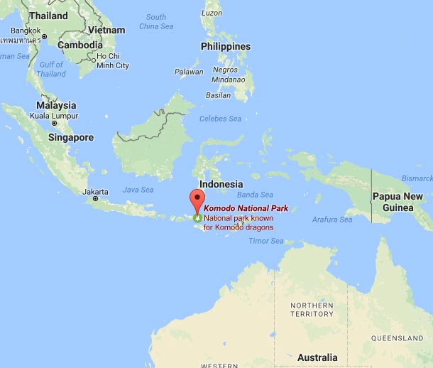 Where is Komodo National Park?