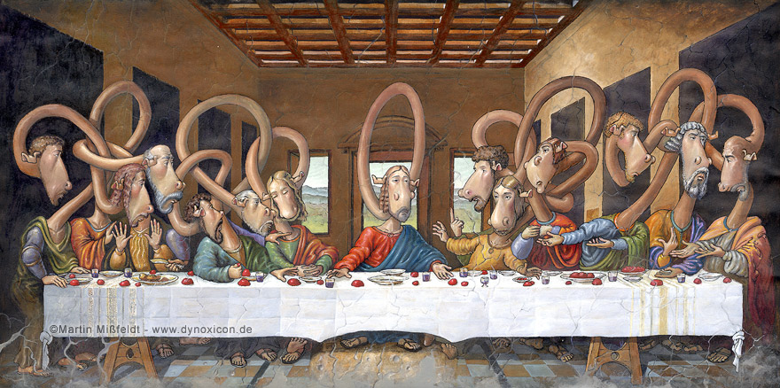 The last supper painting