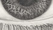 Drawing of an eye (2) (Detail 4)