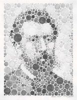 : Pencil drawing: Portrait Georges Seurat