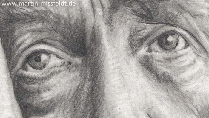 View back to front (pencil drawing) (Detail 1)