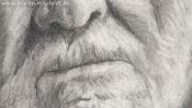 View back to front (pencil drawing) (Detail 3)