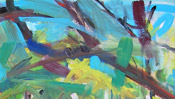 Painting with oil color