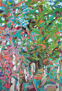 : wild painting: branches and leaves
