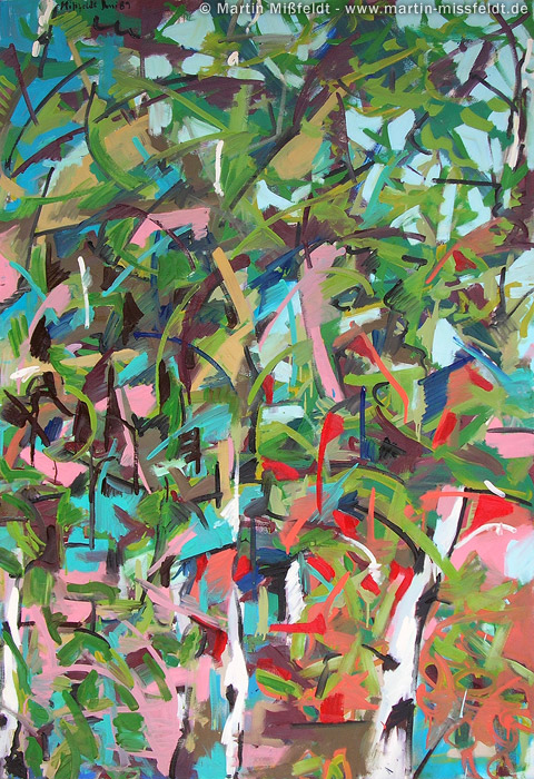 wild painting: the color of leaves