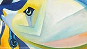 Fishes (cubism) (Detail 3)