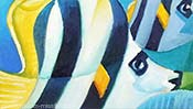 Fishes (cubism) (Detail 4)