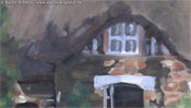Wall of the house