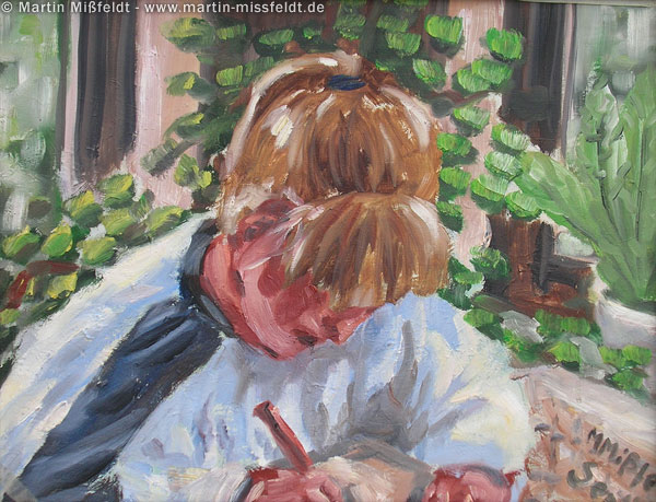 Oilpainting Maggi paints