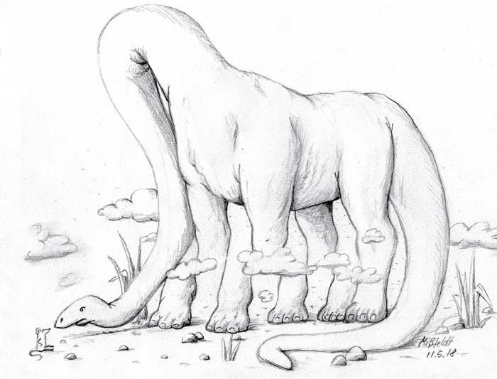 Dino with 5 legs (sketch)