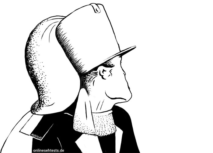 Old man or young man? (optical illusion)