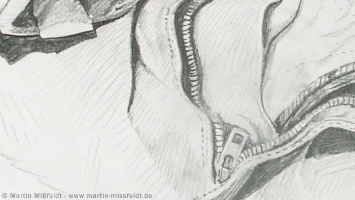 Jeans Pencil Drawing